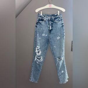 H&M Ripped High Waisted Jeans